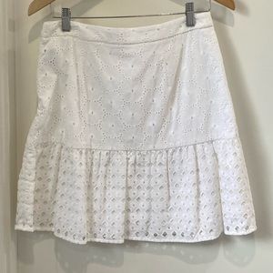 Brooks Brother white eyelet skirt